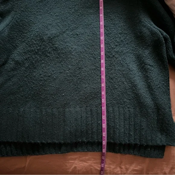 Teal Green Soft Mock Neck Sweater Dip - Picture 8 of 8